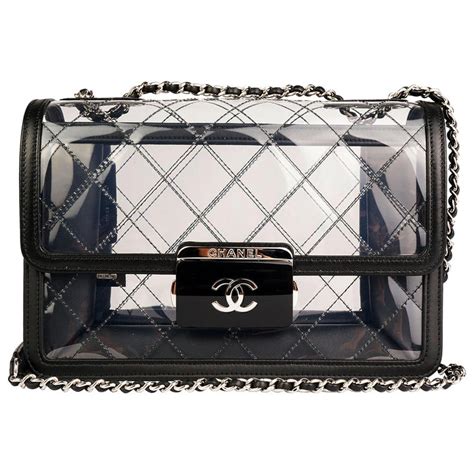 clear chanel inspired bag